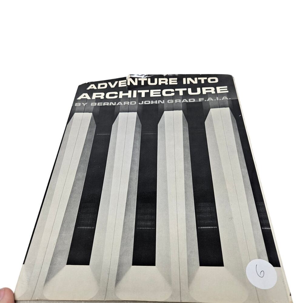 SIGNED Personalized Note Adventure into Architecture Bernard John Grad 1968